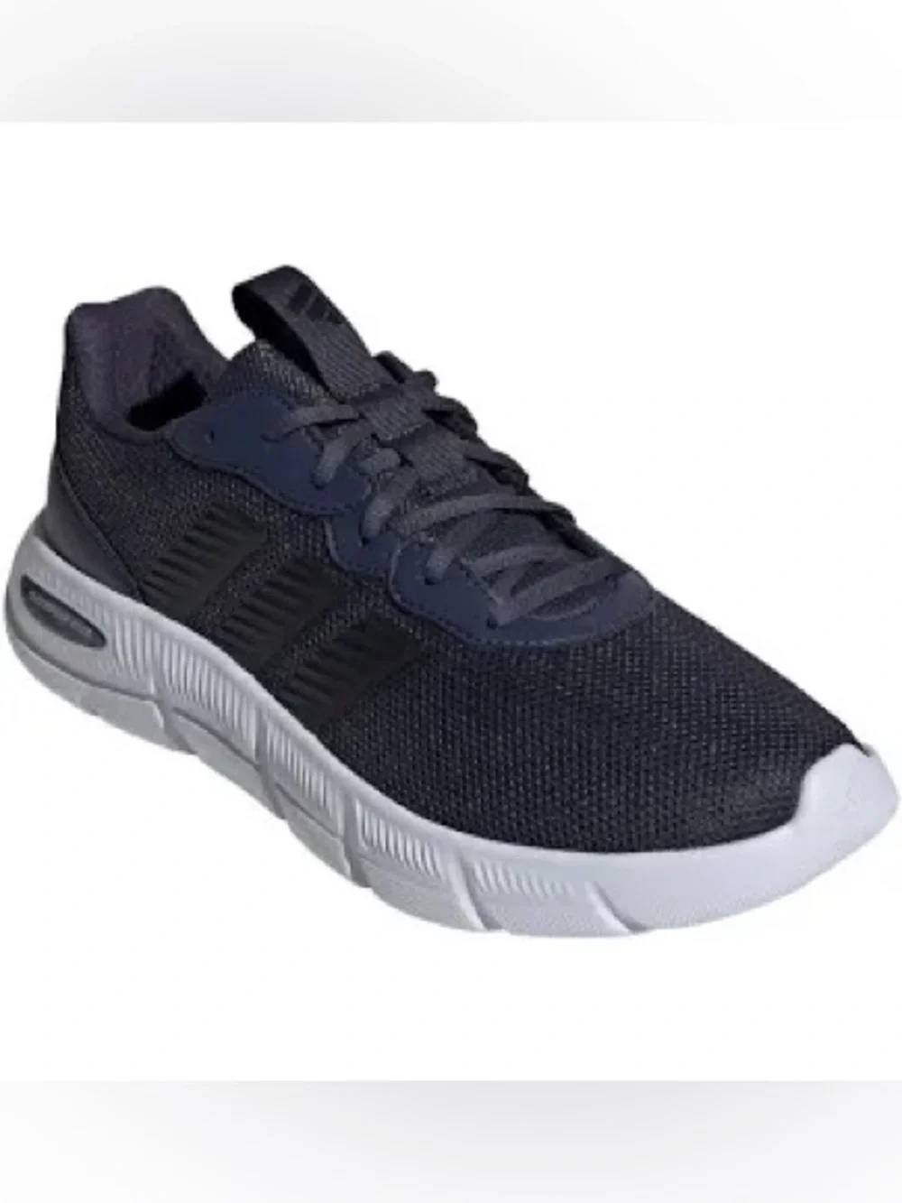 NEW Adidas Men's Navy And Black Cloudfoam Flex Sneakers